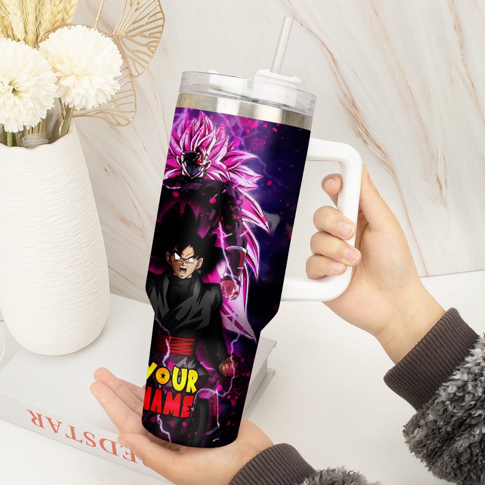 Dragon Ball Z Movies Custom Stanley Quencher 40Oz Stainless Steel Tumbler With Handle - Image 3