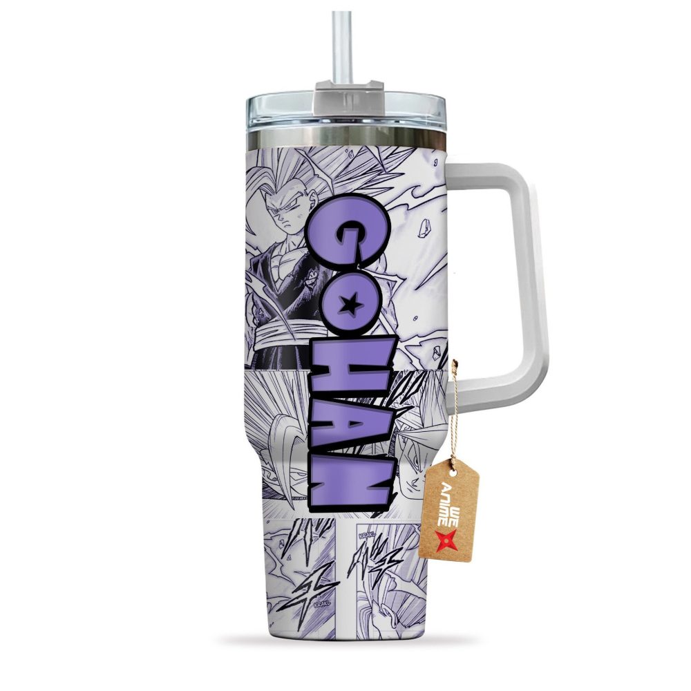 Gohan Beast Dragon Ball Z Anime Custom Stanley Quencher 40Oz Stainless Steel Tumbler - Image 3