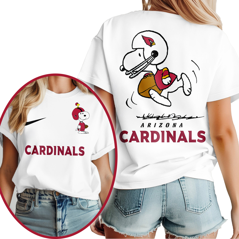 Arizona Cardinalspremium NFL X Peanuts 3D Shirt