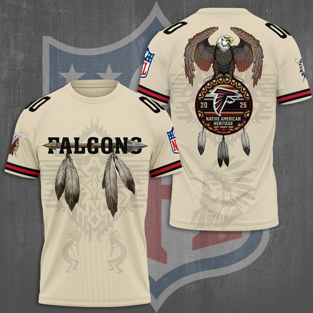Atlanta Falcons X Native American Heritage 3D Shirt