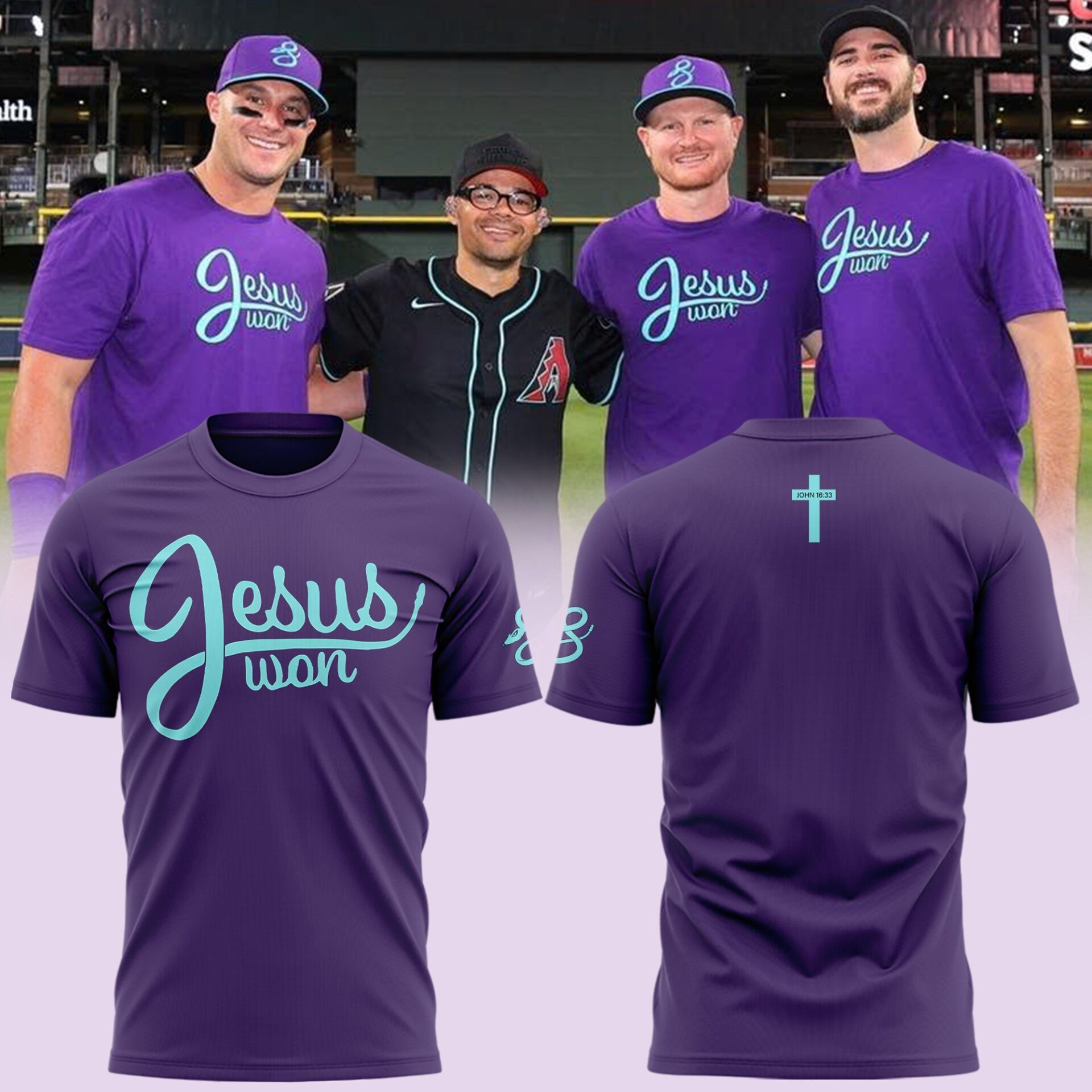 Arizona Diamondbacks Jesus Won 2025 Shirt