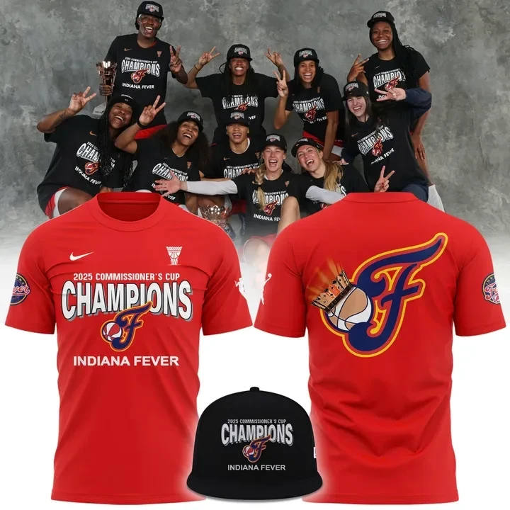 Indiana Fever 2025 WNBA Commissioners Cup Champions Special Merch Gift