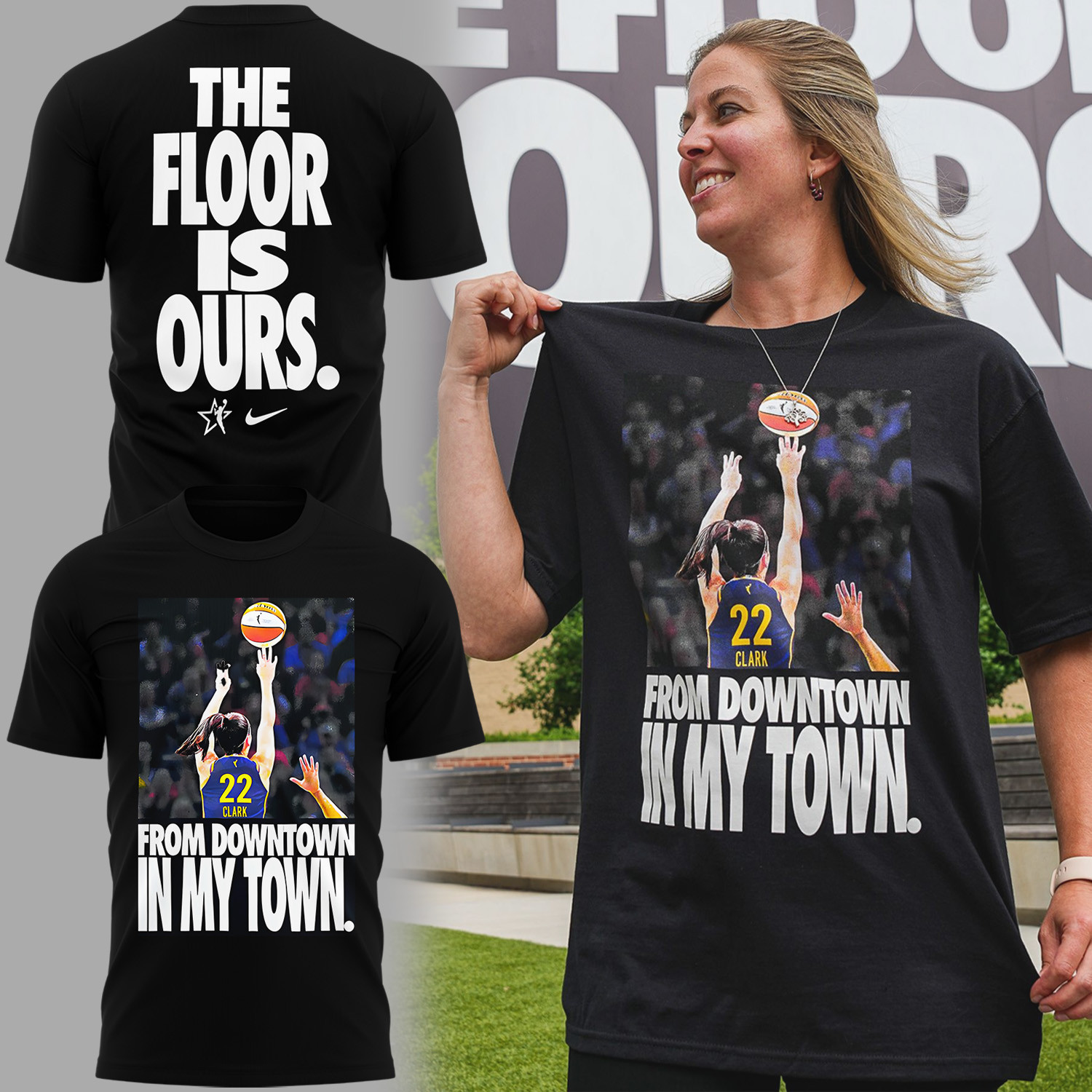 2025 WNBA Allstar Indy Caitlin Clark From My Downtown Shirt