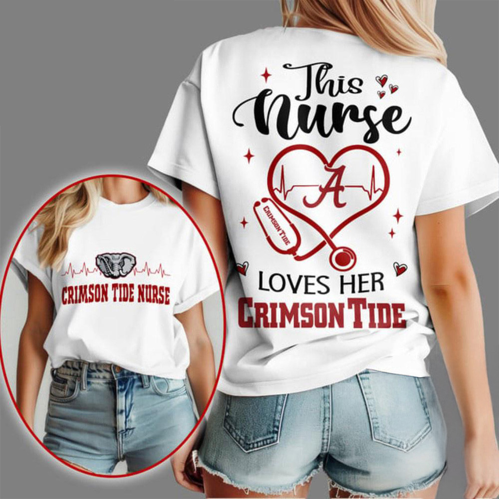 Alabama Crimson Tide Nurse Appreciation Month Shirt