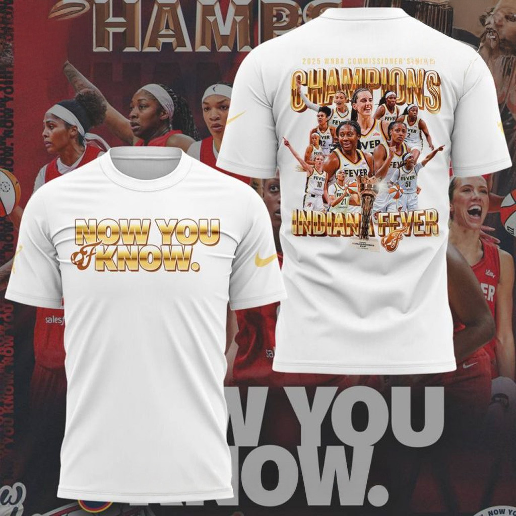 Indiana Fever 2025 WNBA CommissionerS Cup Shirt Indiana Fever Merch Fans Gift Ideas