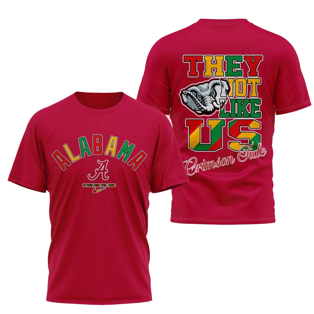Alabama Crimson Tide Juneteenth Freedom Day Shirt