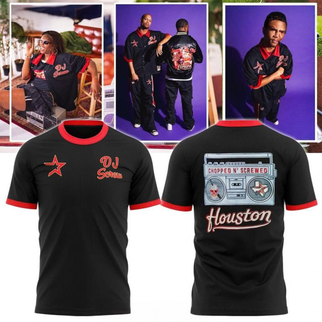 2025 Houston Astros Collab Dj Crew T-Shirt
