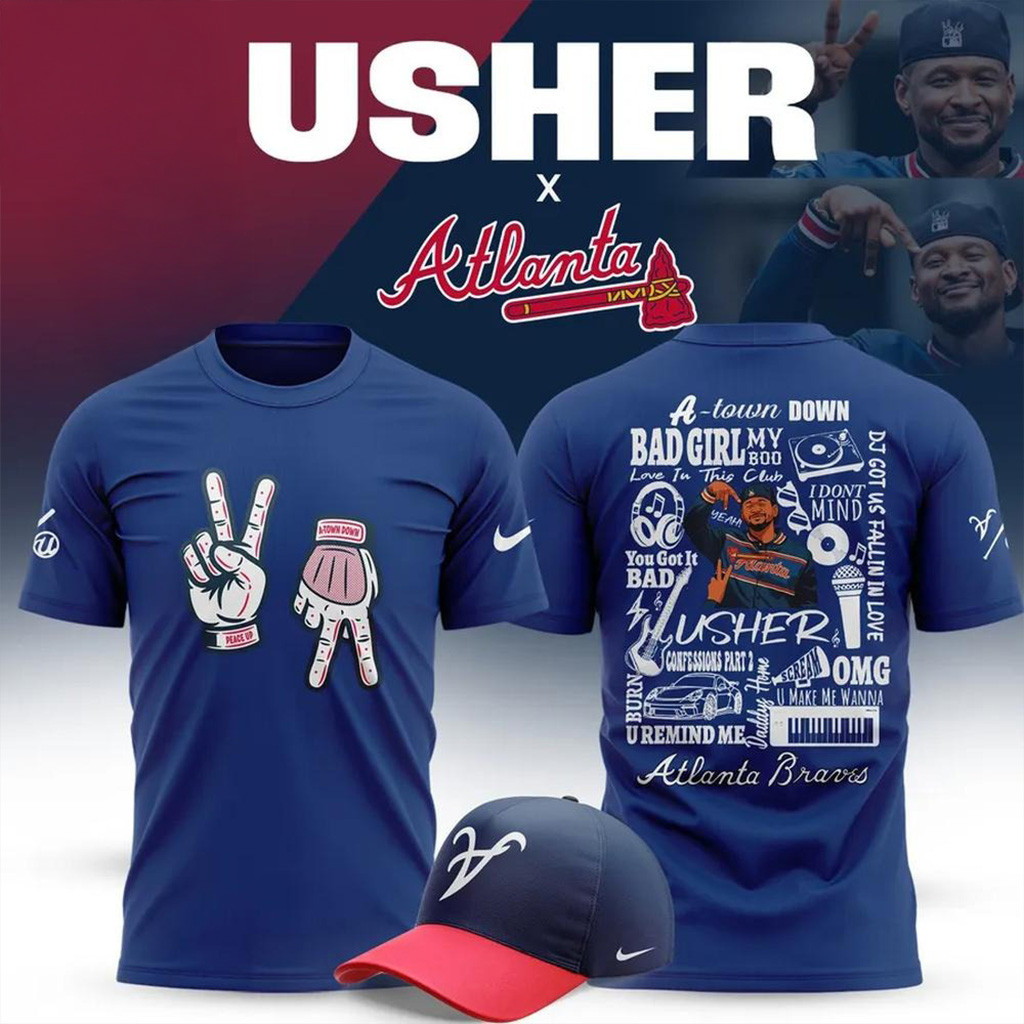Atlanta Braves X Usher A Town T-Shirt
