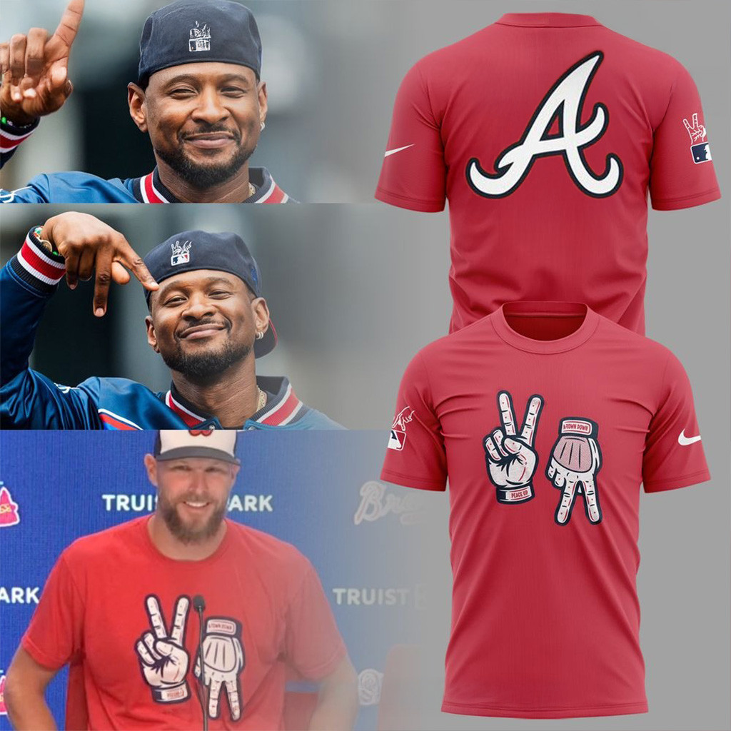 Atlanta Braves Peace Up Atown Down Shirt