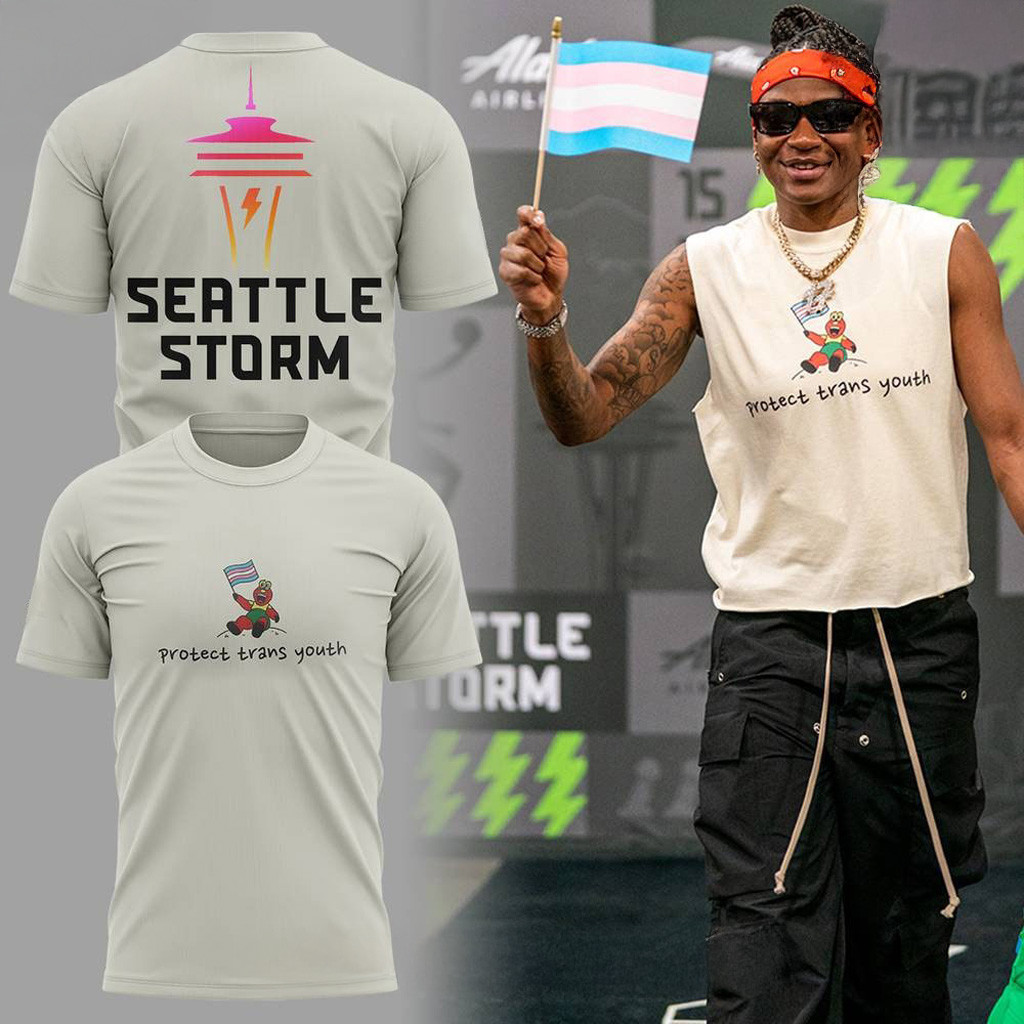 Seattle Storm WNBA Protect Trans 2025 T-Shirt