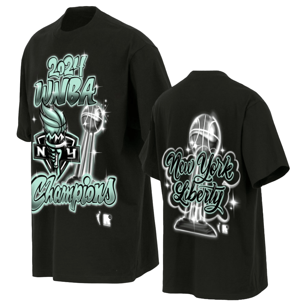 Ny Liberty Merch 2024 WNBA Champions T-Shirt