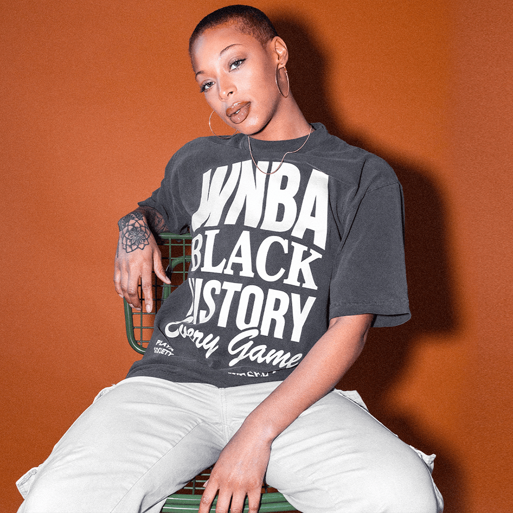 Playa Society Merch Playa Society WNBA Black History Every Game T-Shirt Basketball Fans Gifts