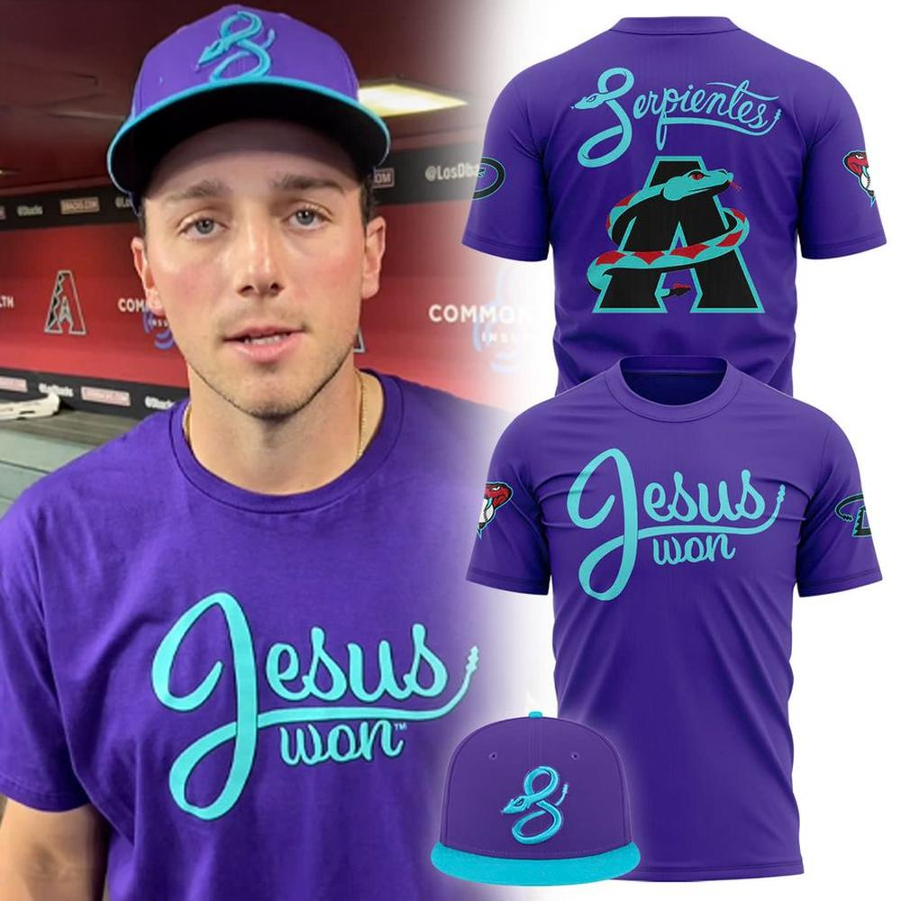 Arizona Diamondbacks Jesus Won T-Shirt
