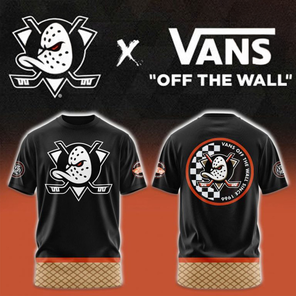 Anaheim Ducks X Vans Off The Wall Shirt Last Minute FatherS Day Gifts