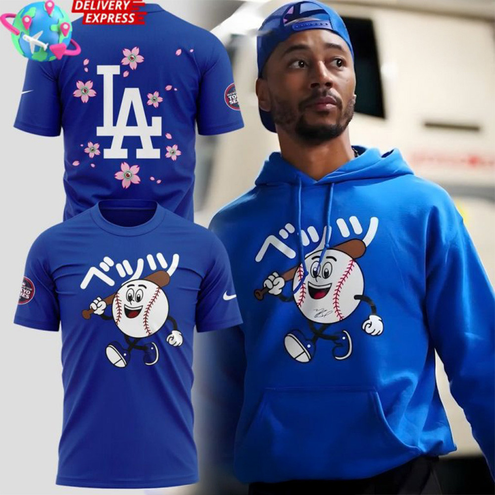 2025 Tokyo Series Los Angeles Dodgers Edition T-Shirt Top FatherS Day Gifts