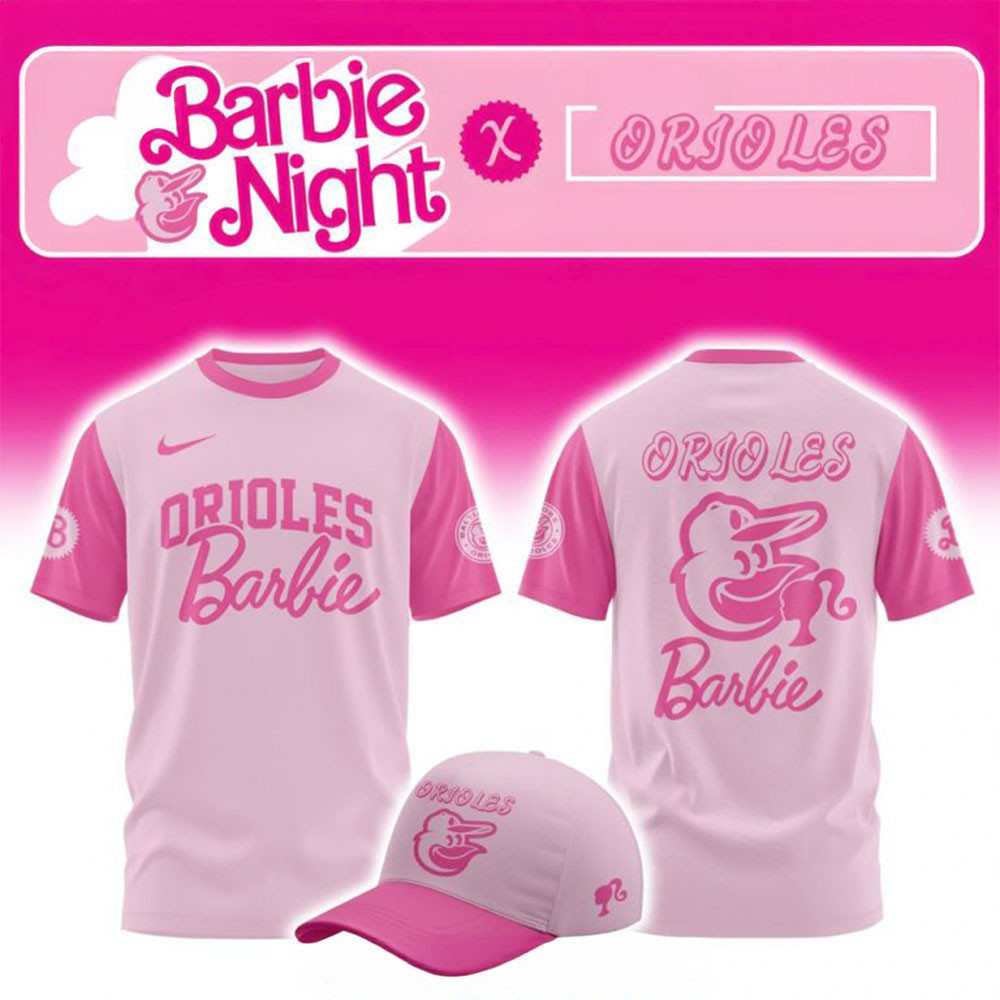 Baltimore Orioles X Barbie Night 2025 T-Shirt Orioles Merch Best FatherS Day Gifts