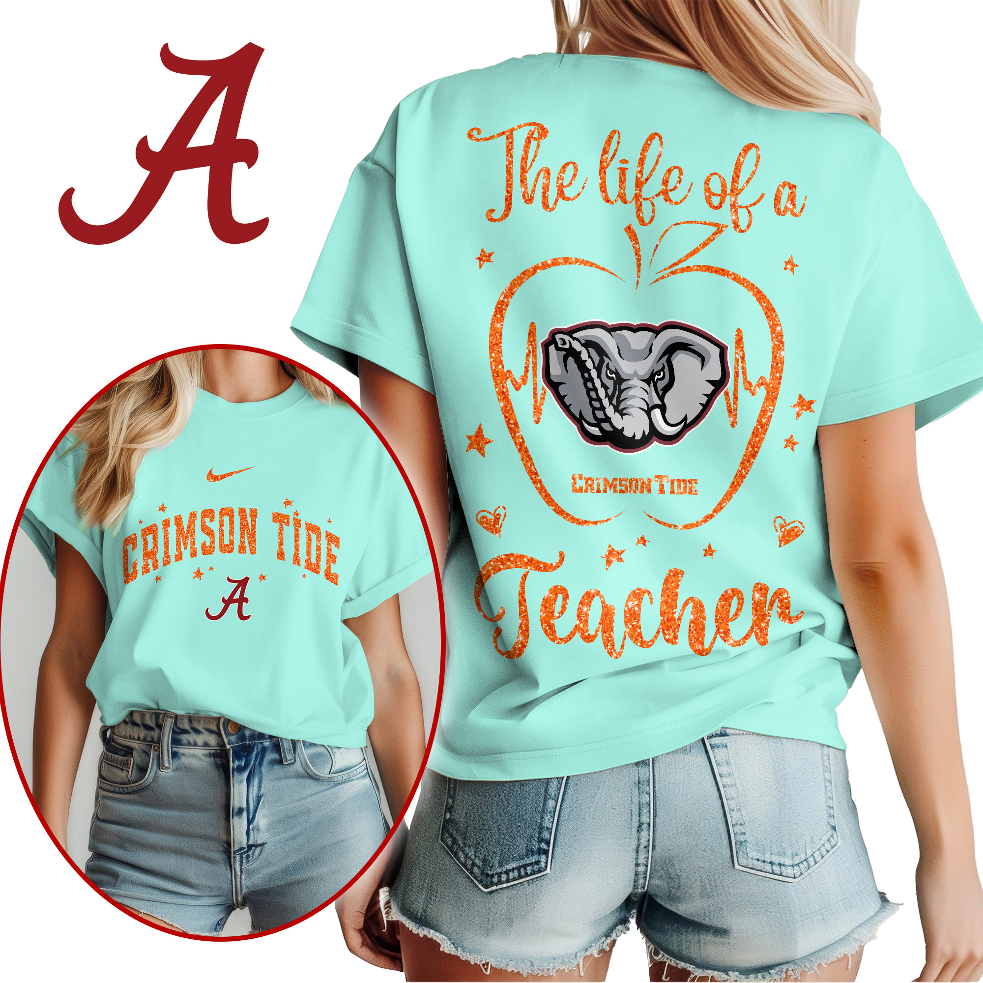 Alabama Crimson Tide NCAA Taylor Swift Teacher Vibes Shirt
