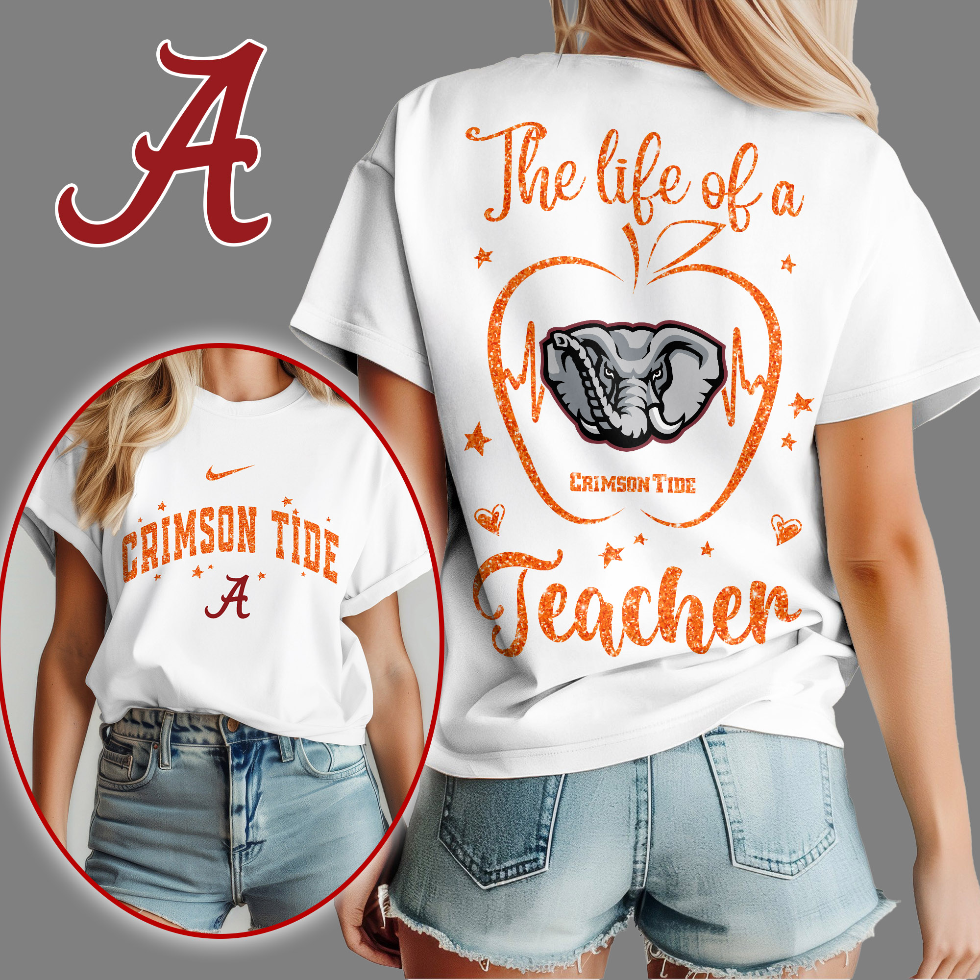 Alabama Crimson Tide NCAA Taylor Swift Teacher Vibes Shirt