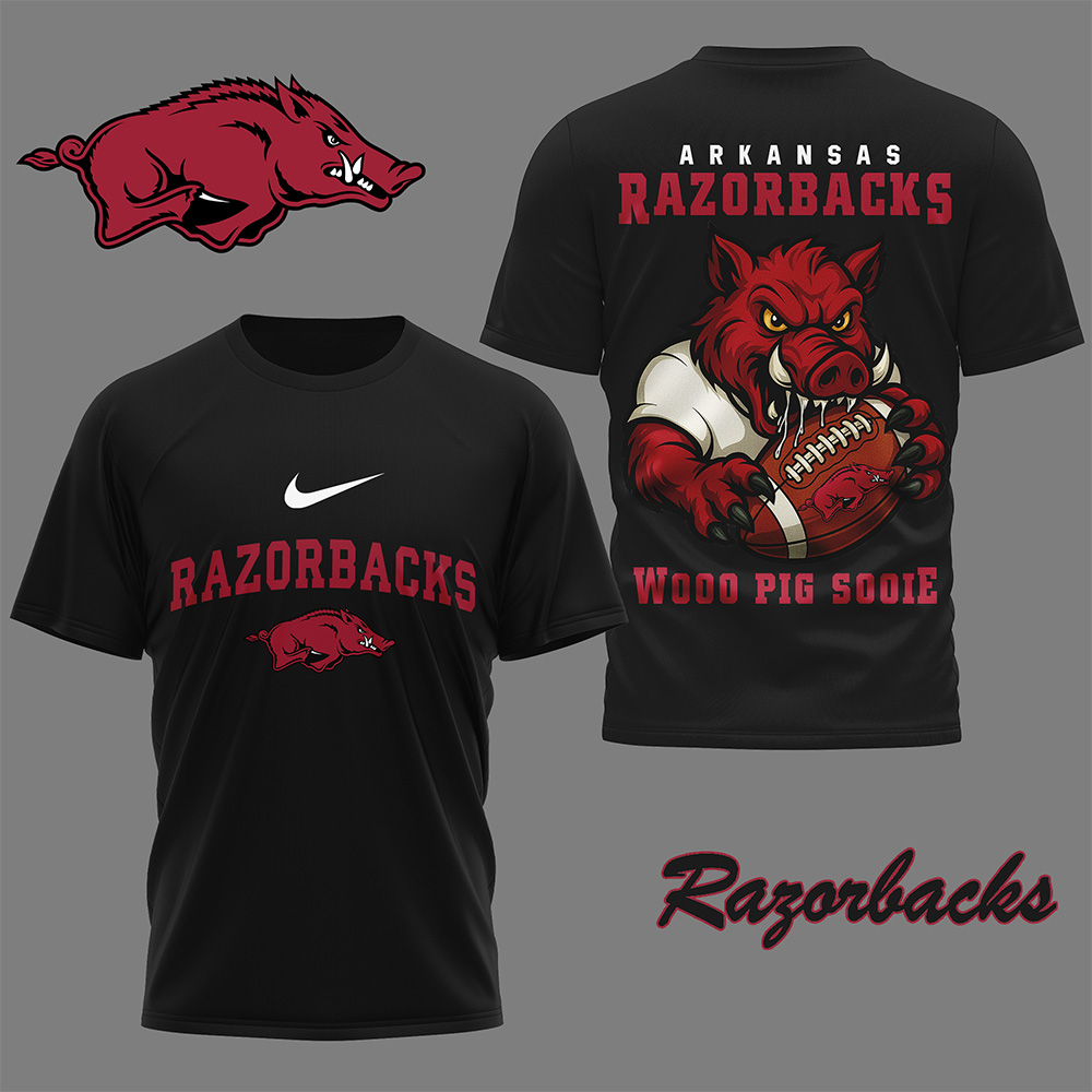 Arkansas Razorbacks NCAA Limited Team Pride 3D Shirt