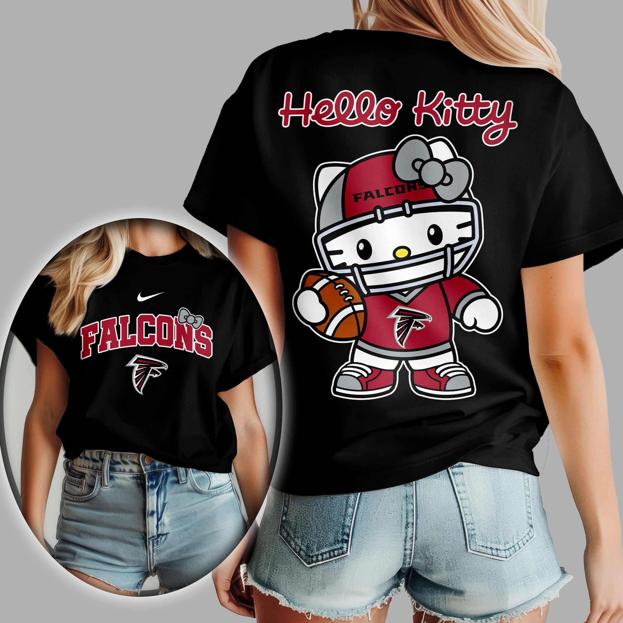 Atlanta Falcons NFL Hello Kitty Women Shirt