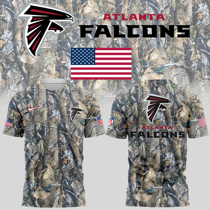 Atlanta Falcons Camo Tshirt 2025
