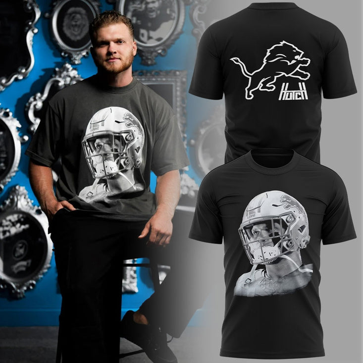 Aidan Hutchinson Charcoal House Of Hutch X Detroit Lions Game Face Shirt