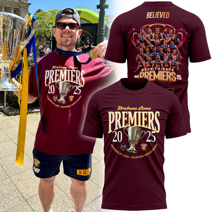 Brisbane Lions 2025 Premiers Shirt