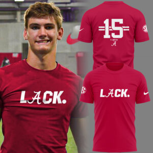 Alabama Fb 2025 Ty Simpson Black Tshirt