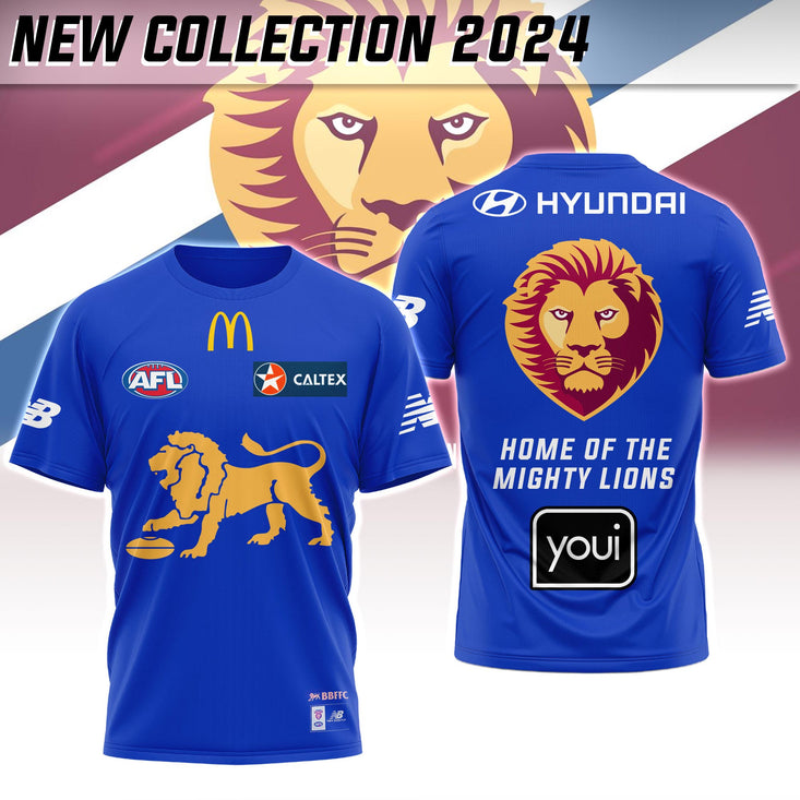 Afl Brisbane Lions Football Club Tee T- Shirt