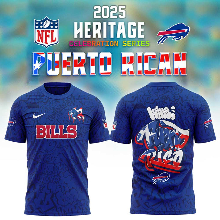 B.Bills Puerto Rico Heritage New Combo Tshirt