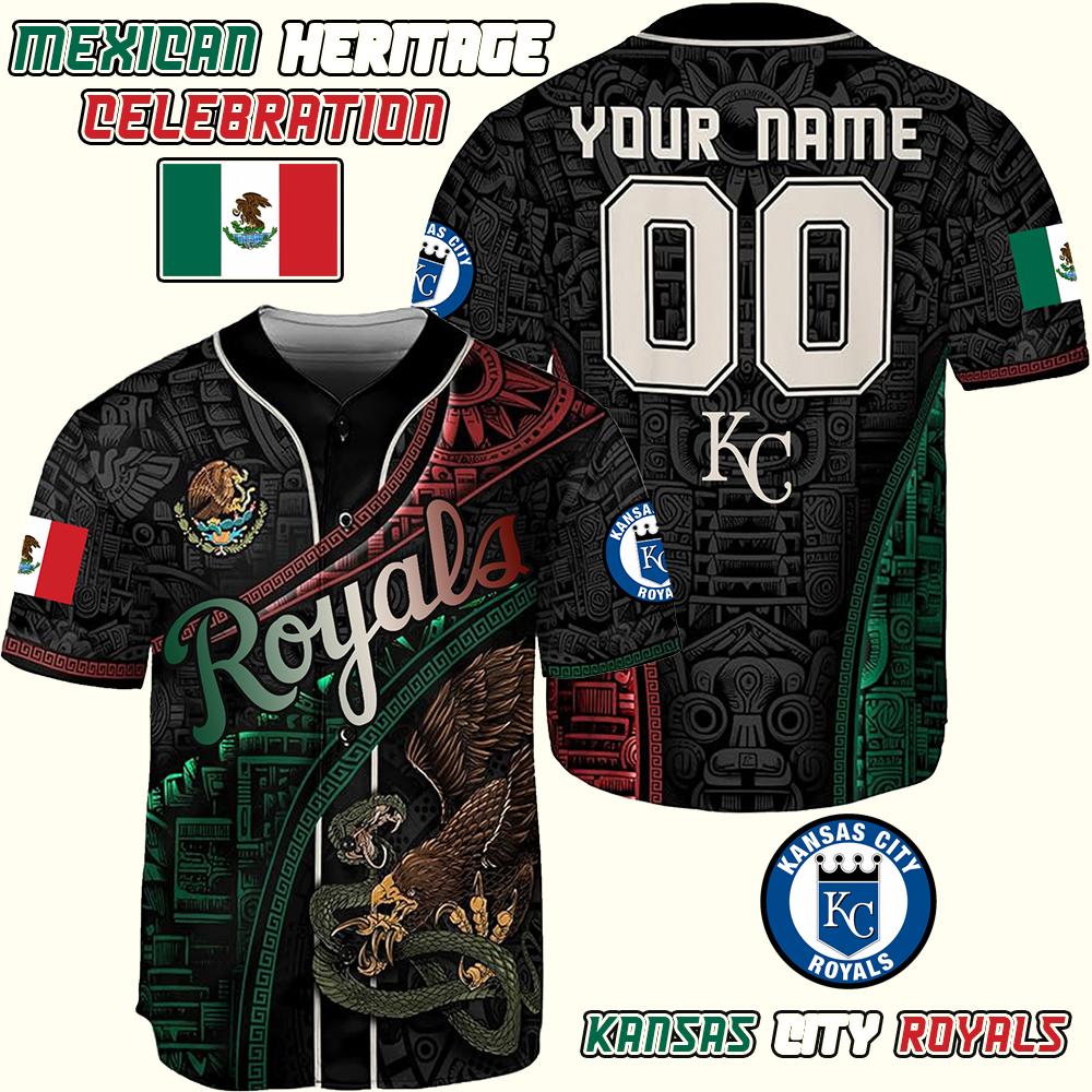  Kansas City Royals Special Mexican Heritage Celebration Jersey
