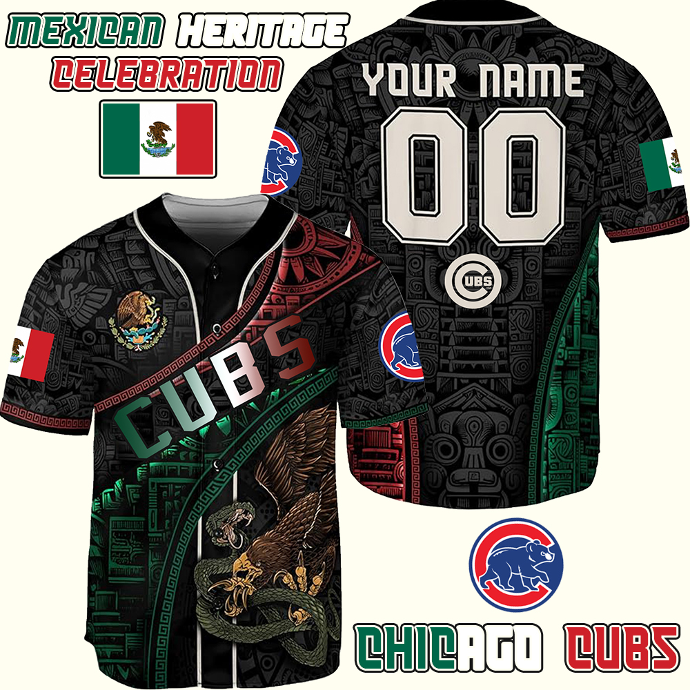  Chicago Cubs Special Mexican Heritage Celebration Jersey