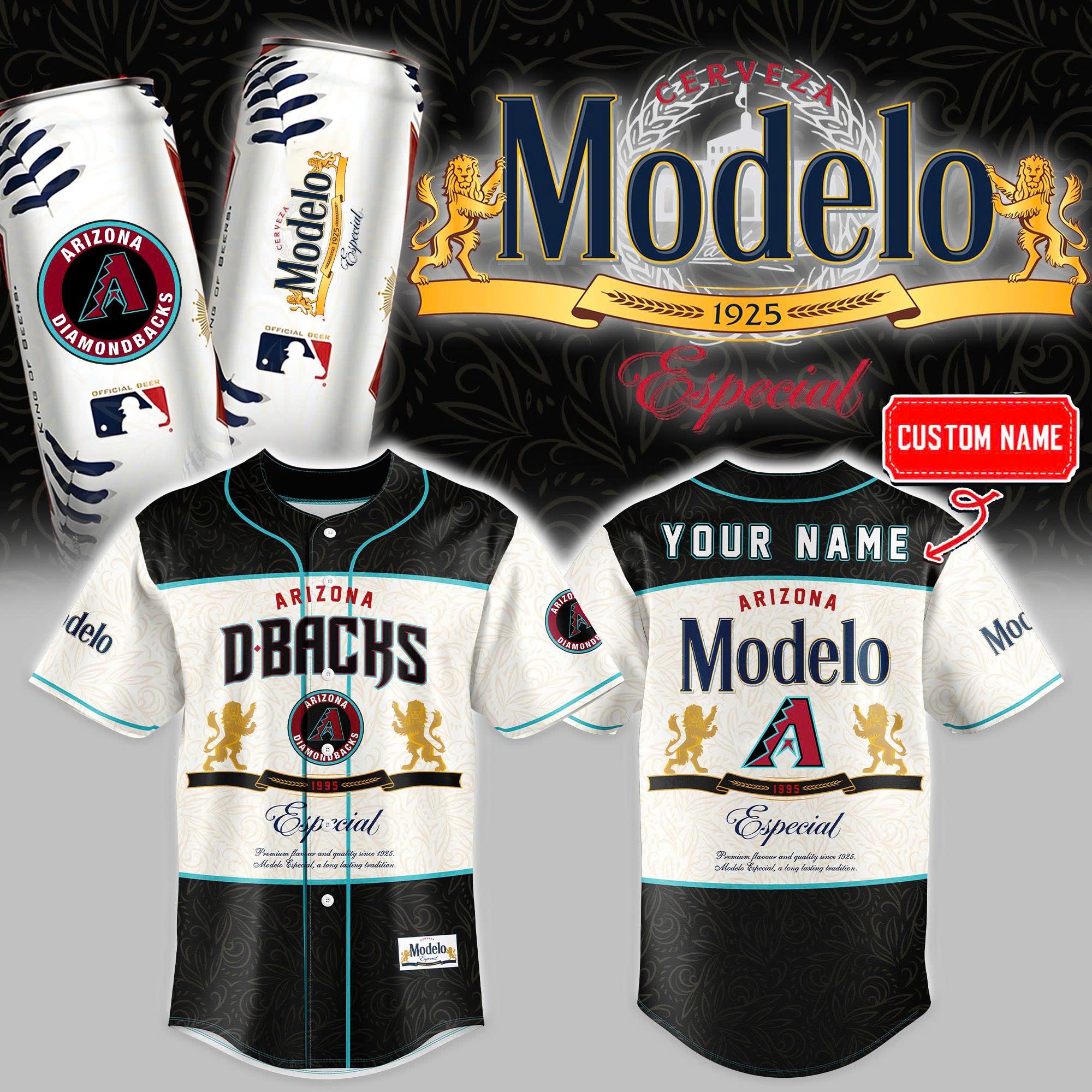  Arizona Diamondbacks Modelo Especial 100Th Anniversary 1925-2025 Jersey