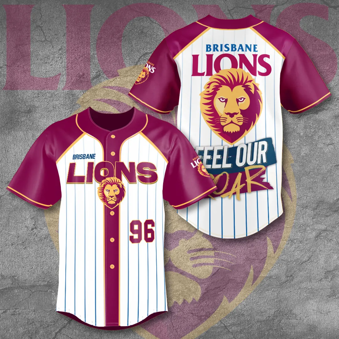 Brisbane Lions Baseball Jersey