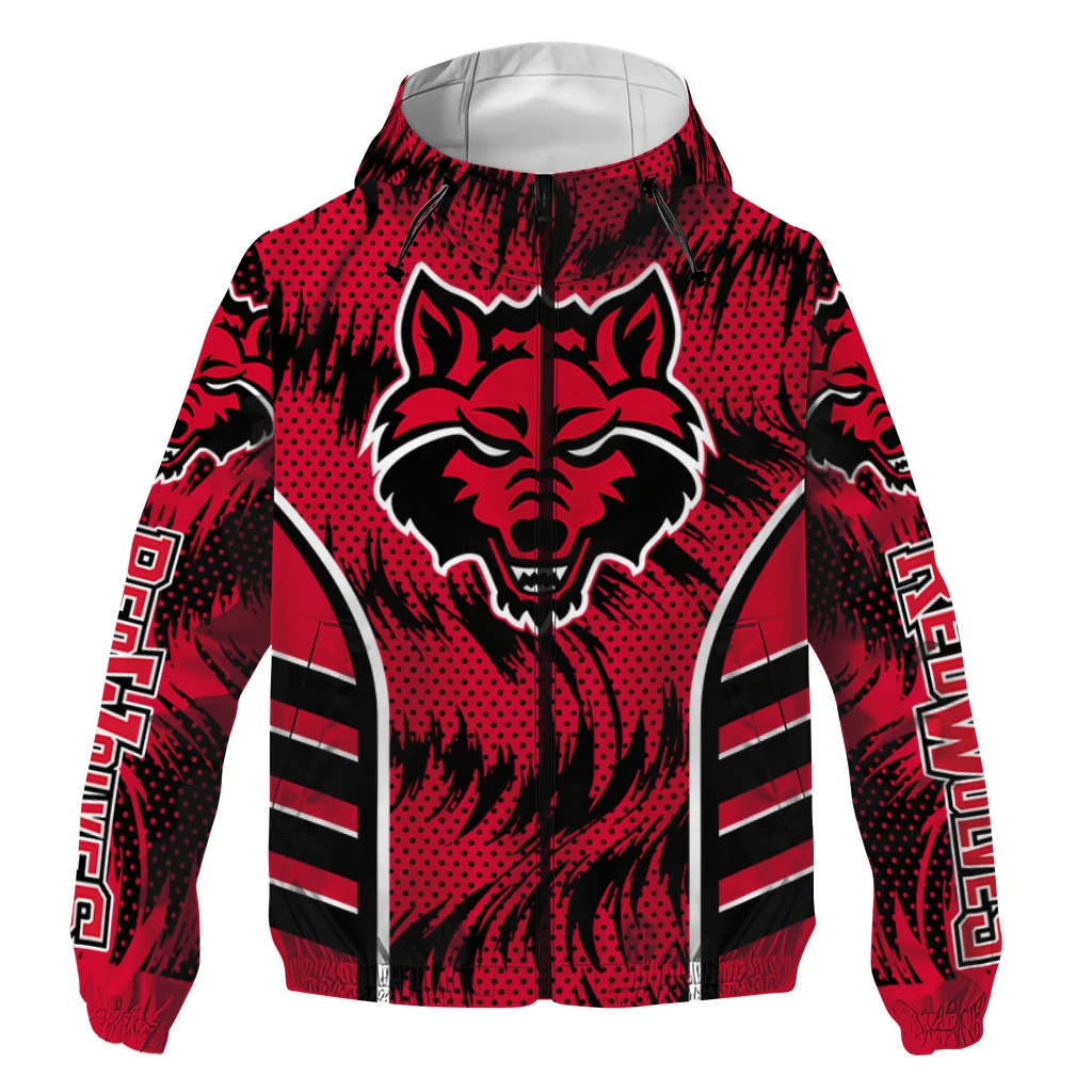 Arkansas State Red Wolves Dynamic Heat Wave Scarlet Windbreaker Jacket