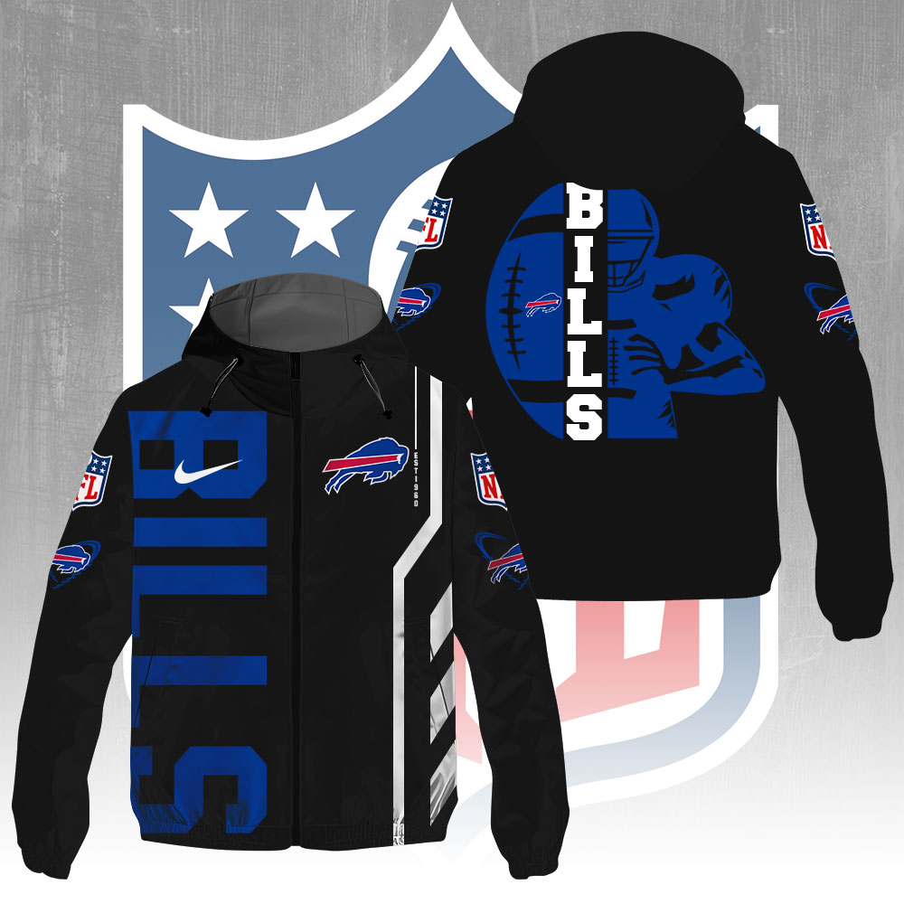 Buffalo Bills 3D Windbreaker Jacket