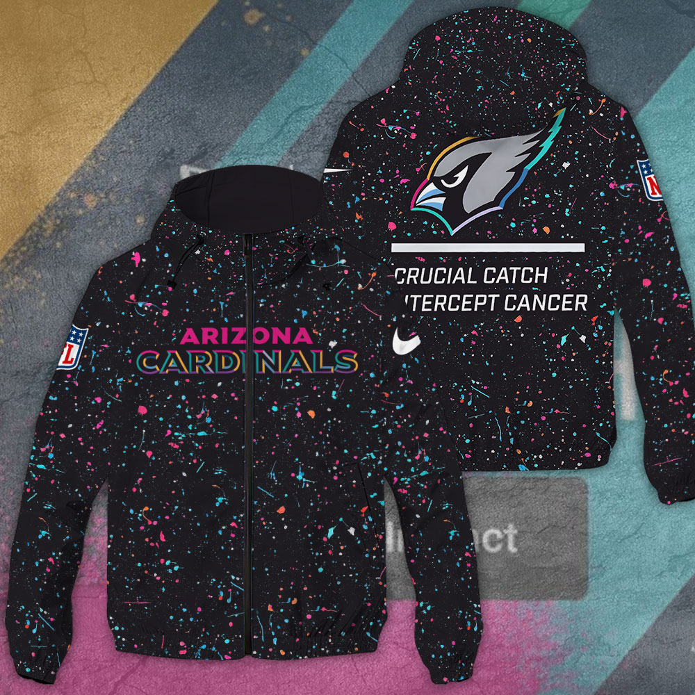Arizona Cardinals 3D Windbreaker Jacket
