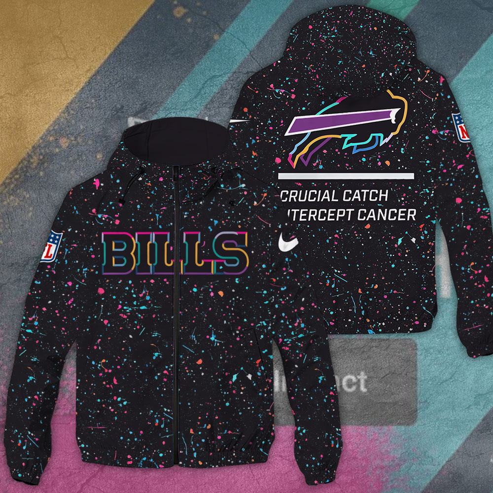 Buffalo Bills 3D Windbreaker Jacket