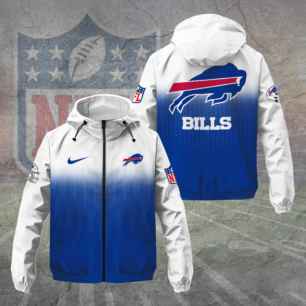 Buffalo Bills 3D Windbreaker Jacket