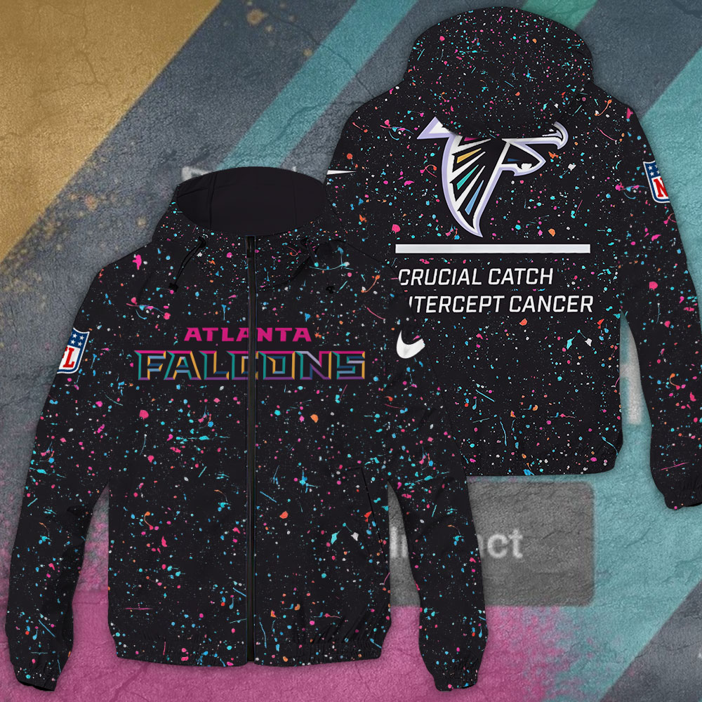 Atlanta Falcons 3D Windbreaker Jacket