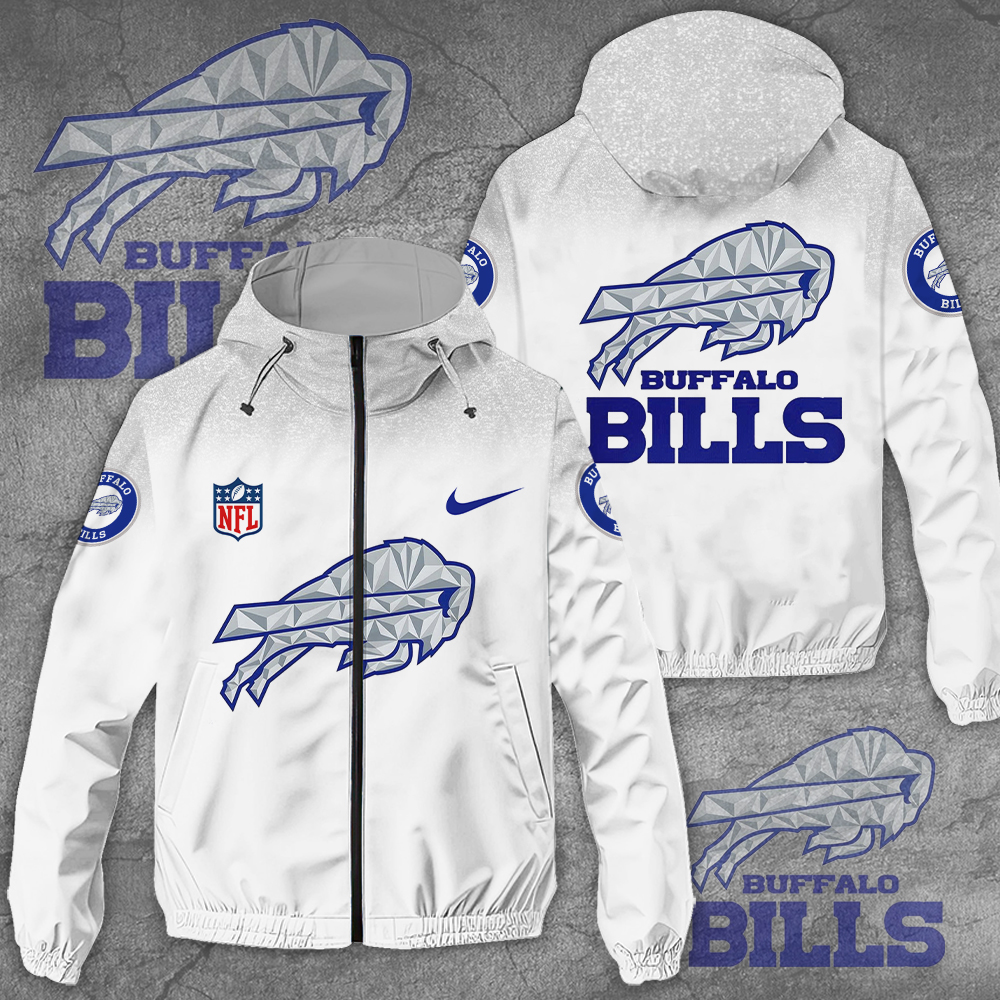 Buffalo Bills 3D Windbreaker Jacket