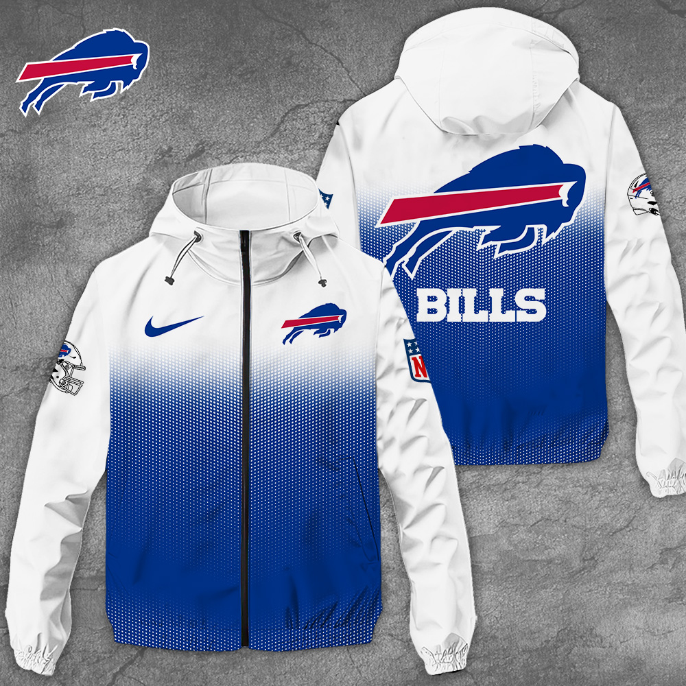 Buffalo Bills 3D Windbreaker Jacket