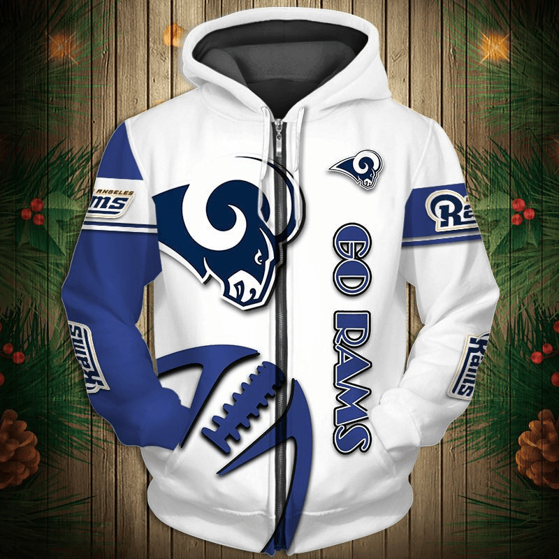 Los Angeles Rams 2024 New 3D Graphic Hoodie
