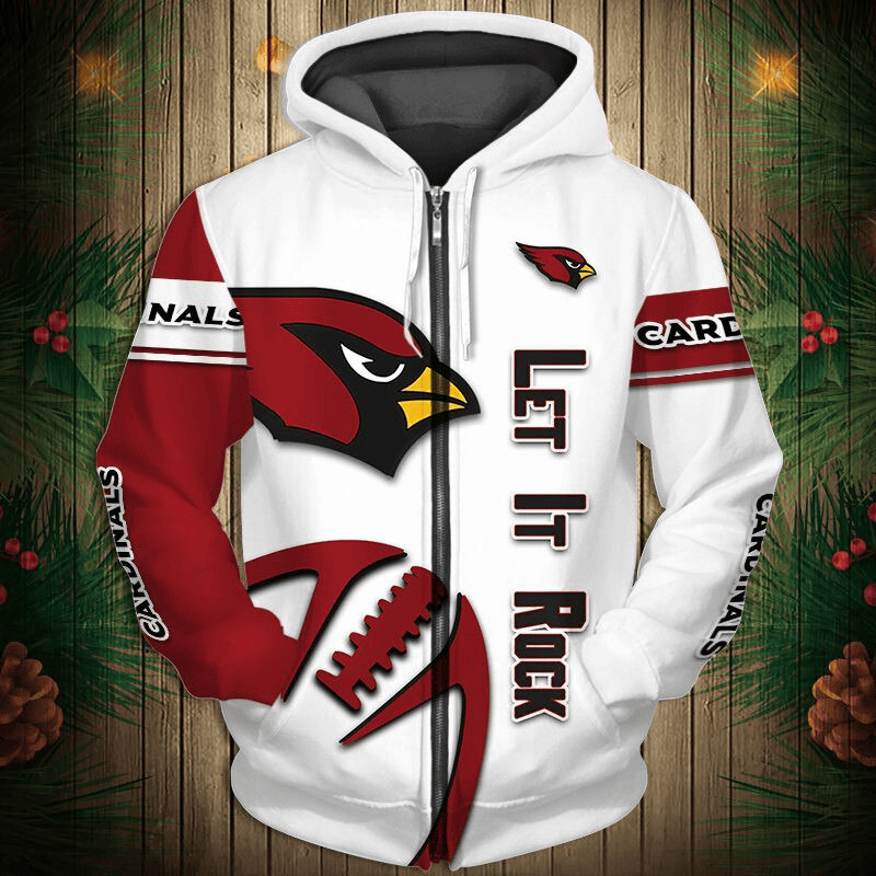 Arizona Cardinals 2024 New 3D Graphic Hoodie