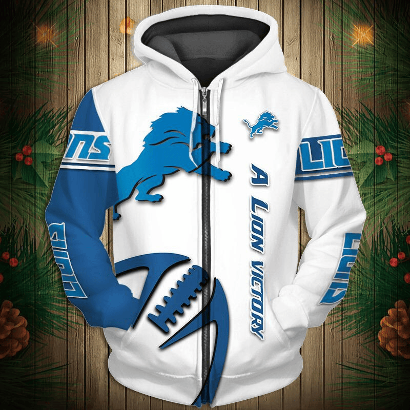 Detroit Lions 2024 New 3D Graphic Hoodie