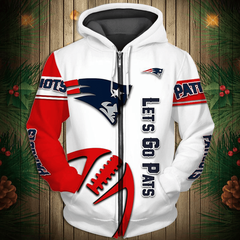 New England Patriots 2024 New 3D Graphic Hoodie