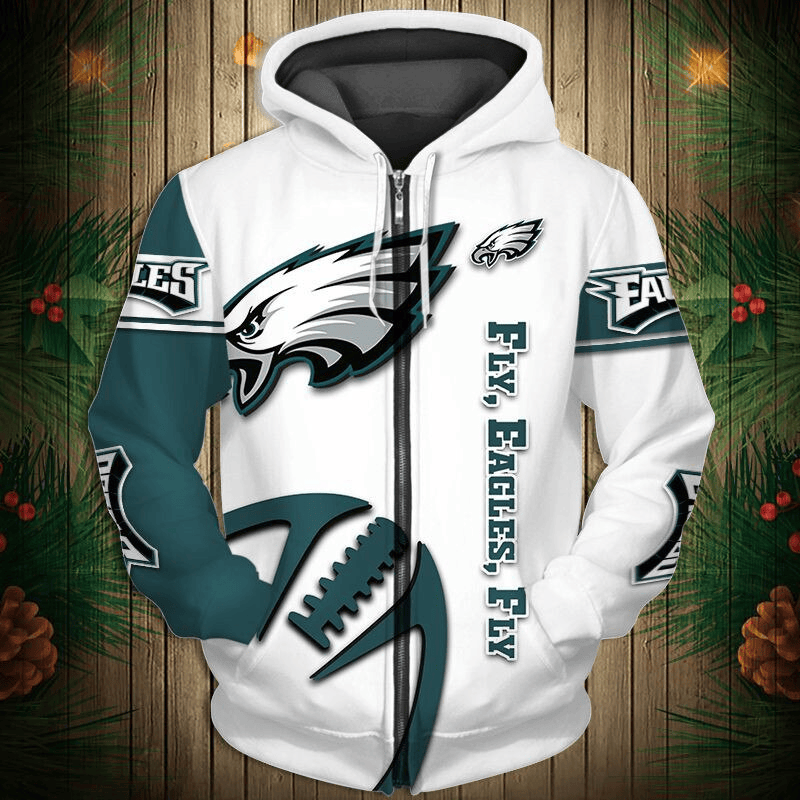 Philadelphia Eagles 2024 New 3D Graphic Hoodie