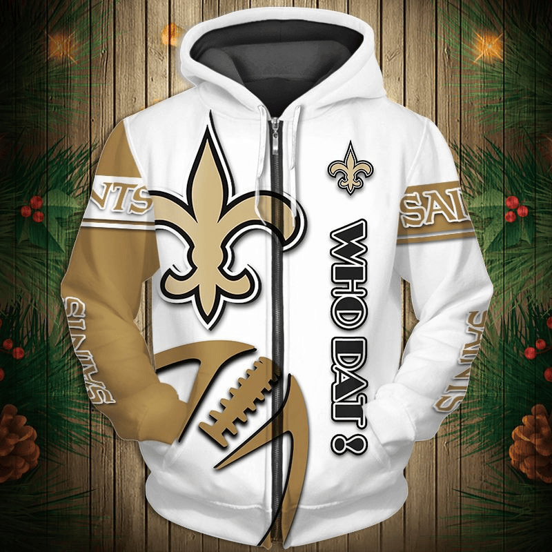 New Orleans Saints 2024 New 3D Graphic Hoodie