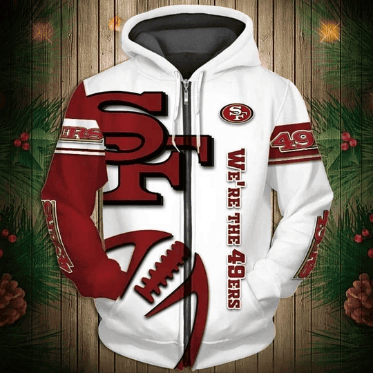 San Francisco 49Ers Zip-Up Hoodie  Limited Edition