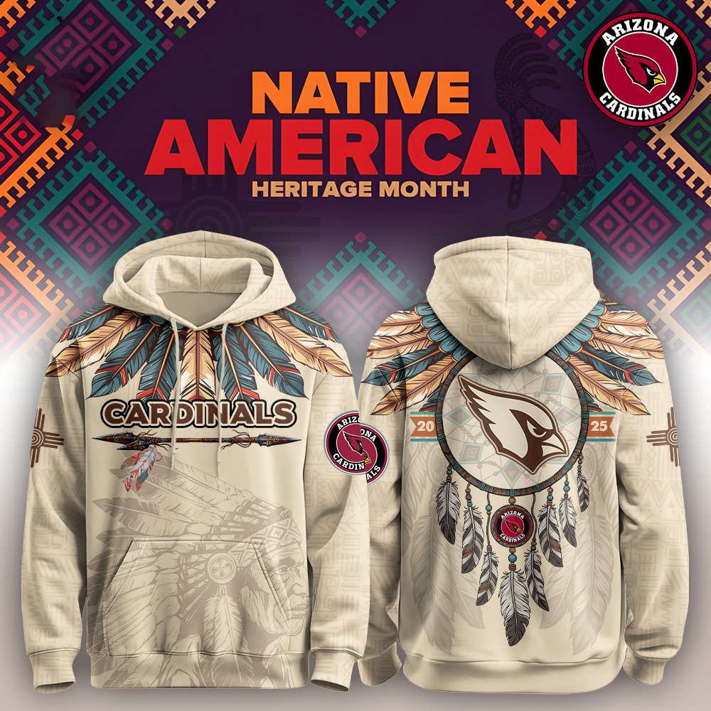 Arizona Cardinals Native American Heritage Month Hoodie